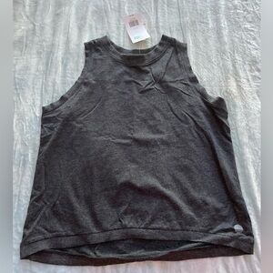 Body & Sol Heather Gray Tank Top "Aloha Vibes"